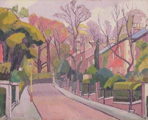 Cambrian Road, Richmond, 1913-4 da Spencer Frederick Gore